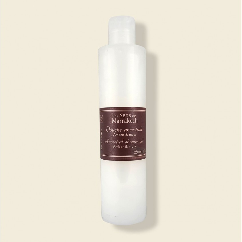 Douche ancestrale ambre et musc